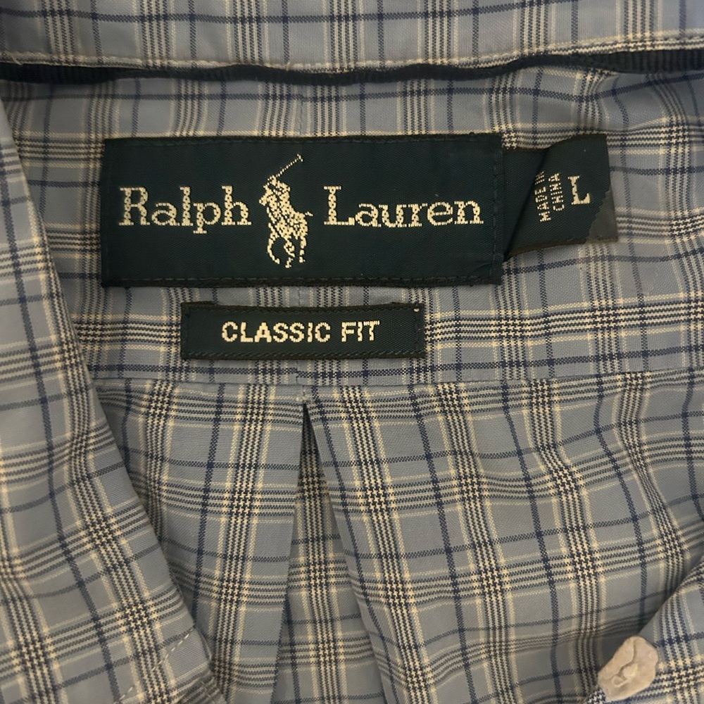 Ralph Lauren Classic Fit Long Sleeve - Men’s Sz L PTP 25 L 30